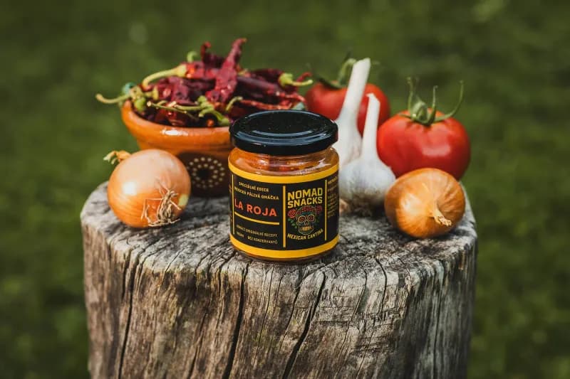 Sklenička omáčky La Roja Nomad Snacks
